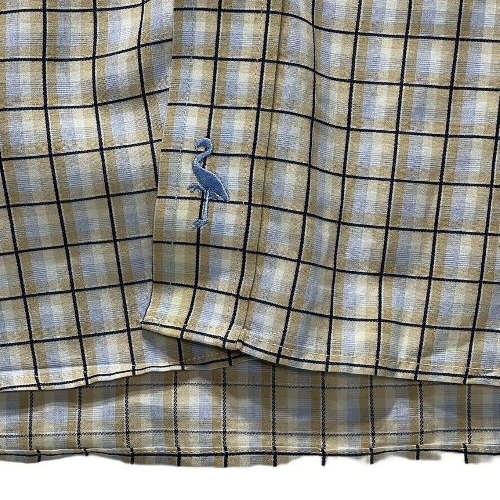 Tailor Byrd COLLECTION Mens XL Button-Down Long-Sleeve Plaid Shirt - Picture 9 of 11